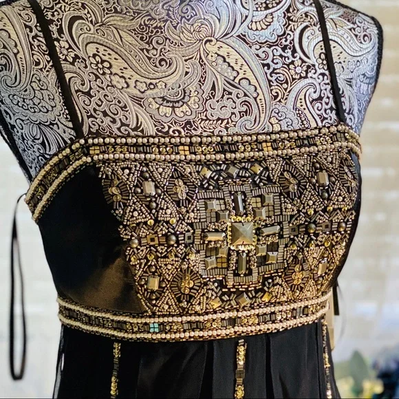 Sue Wong Black Beaded Dress - Picture 4 of 6